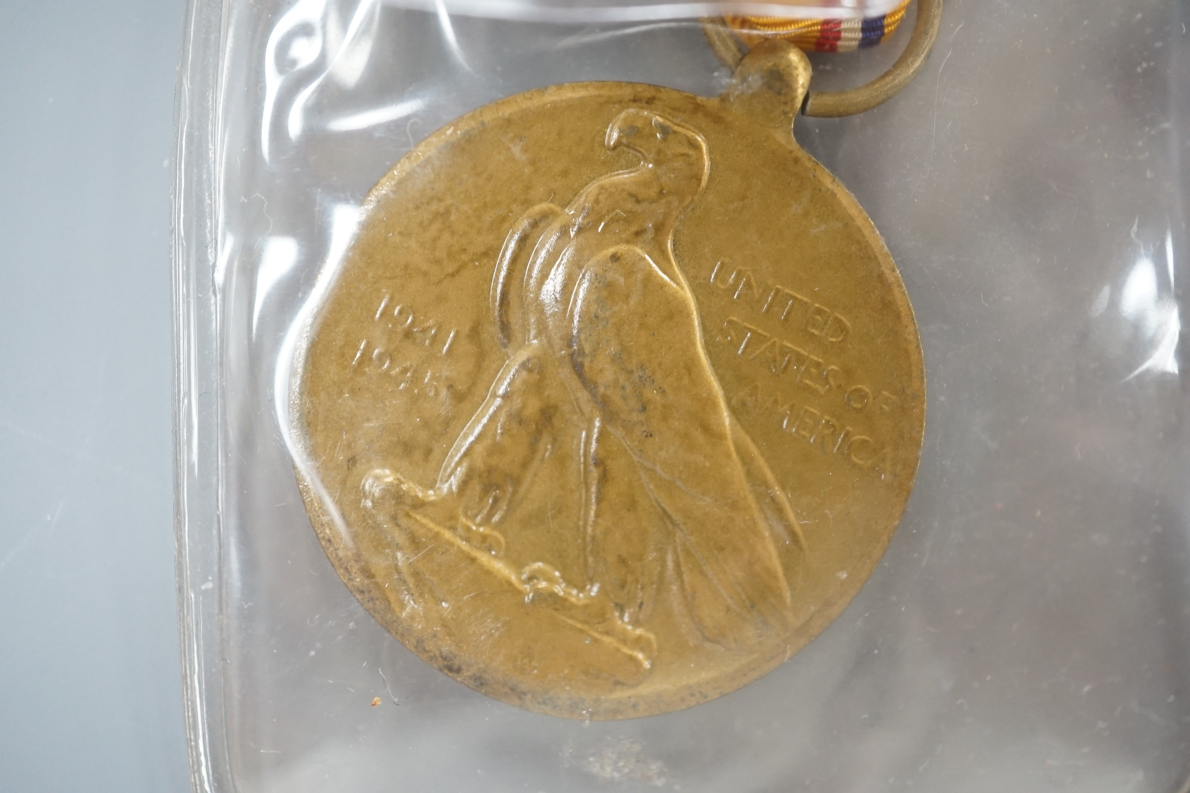 Four U.S. forces unnamed military medals to include
